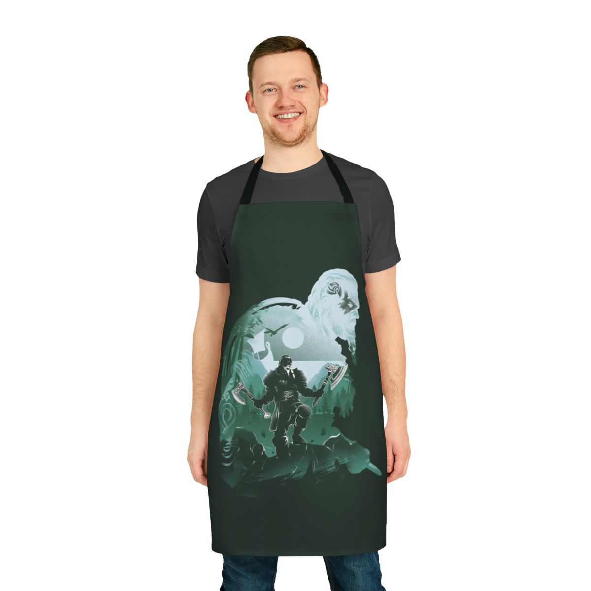 Valhalla Adventure Apron with Viking and Assassin's Creed Valhalla Themes