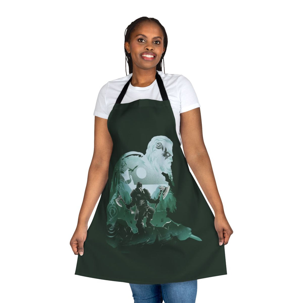 Valhalla Adventure Apron with Viking and Assassin's Creed Valhalla Themes
