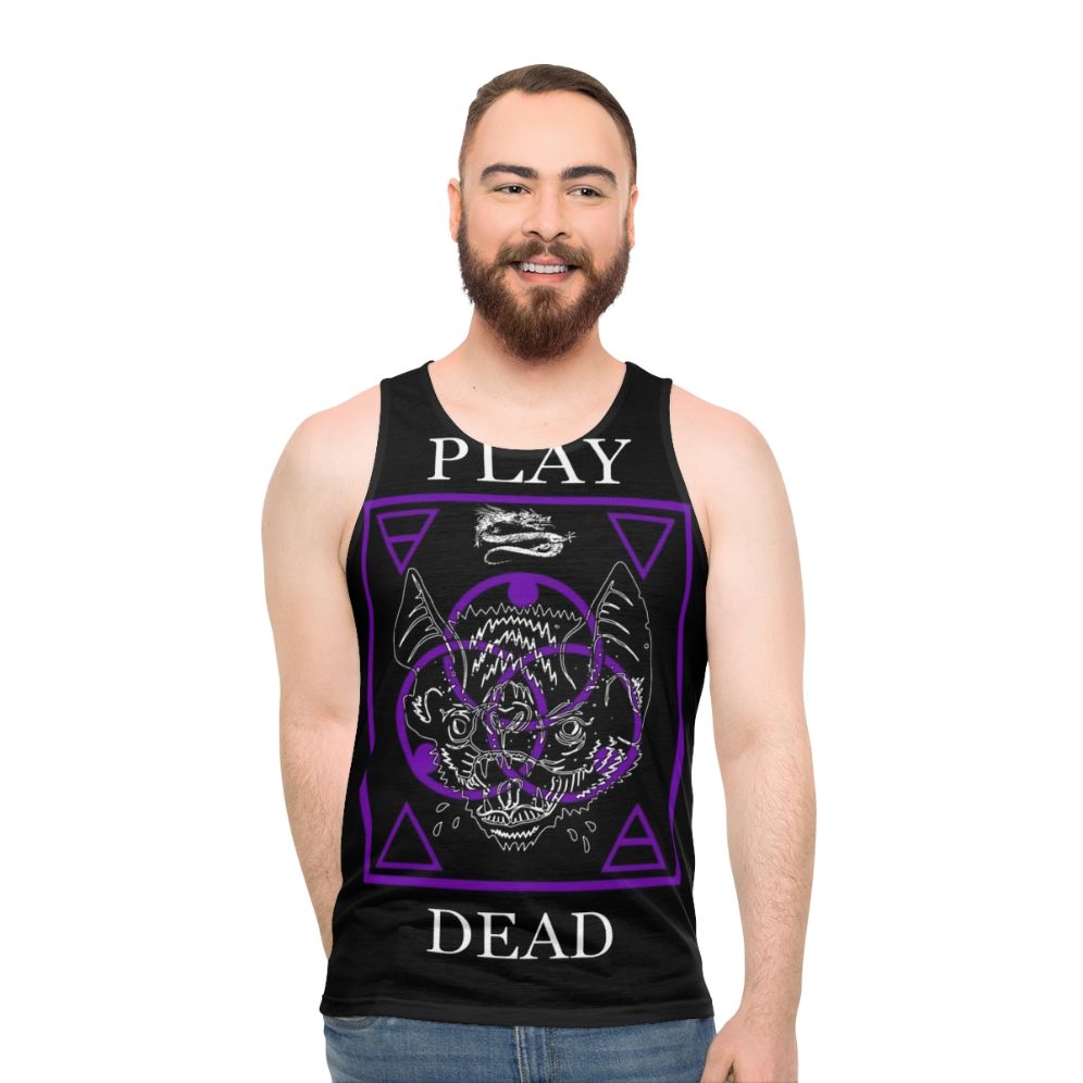 Vampire Bat Play Dead Unisex Tank Top