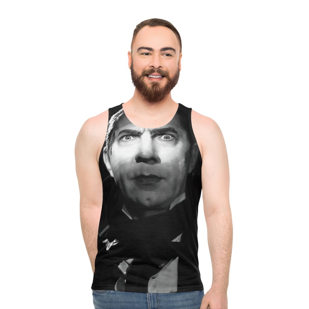 Vampire horror halloween gothic unisex tank top