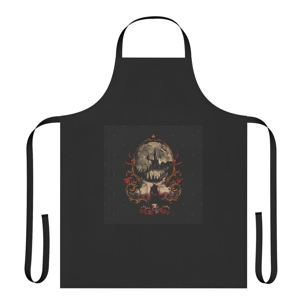 Castlevania-themed vampire hunter apron with a stylized design