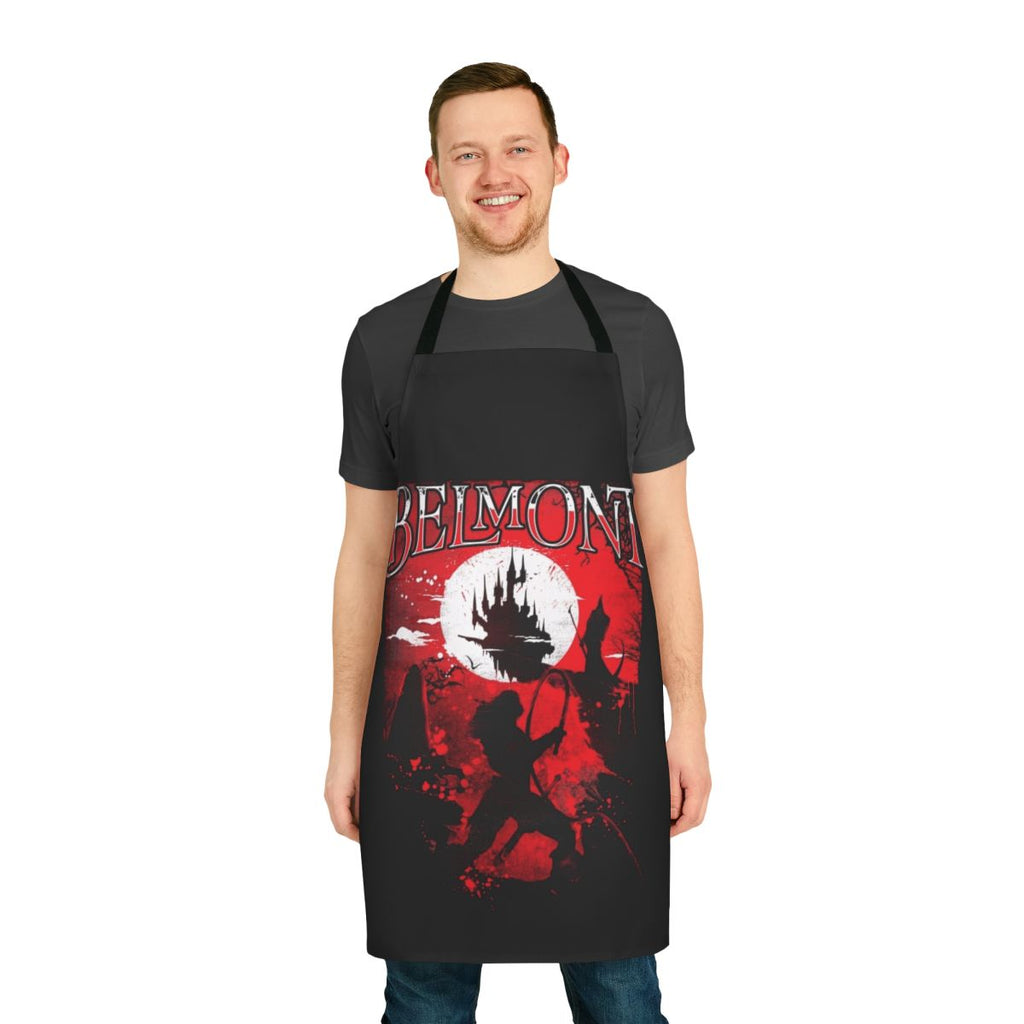 Vampire Hunter apron featuring classic Castlevania character Simon Belmont