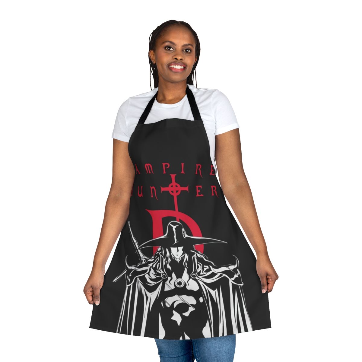 Vampire-Inspired Apron featuring Hellsing and Vampire Hunter D imagery