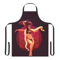 Artistic apron with a portrait of the character Santanico Pandemonium from the movie From Dusk Till Dawn