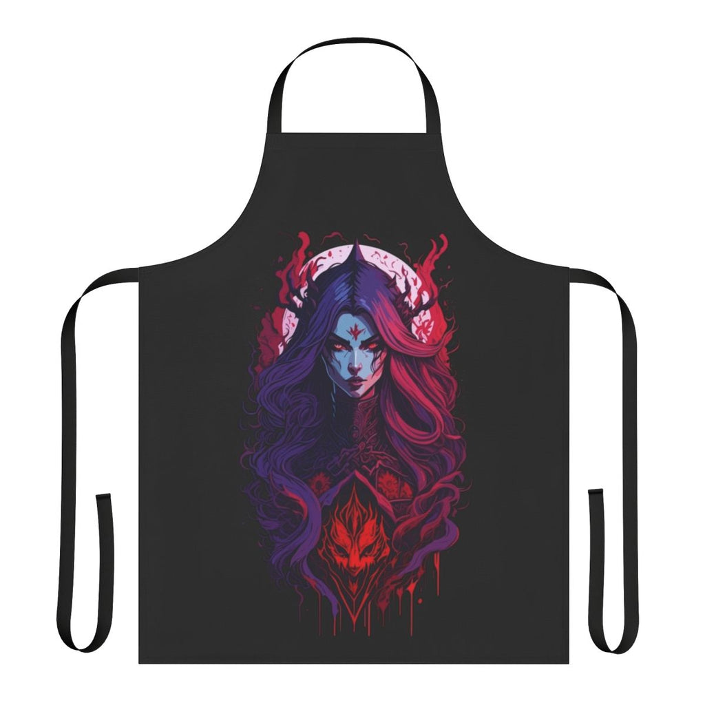 Castlevania-inspired apron featuring the vampire queen Carmilla