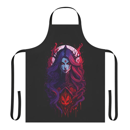 Castlevania-inspired apron featuring the vampire queen Carmilla