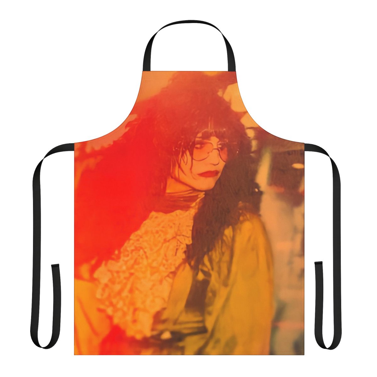 Vampire-themed apron featuring characters from the comedy series "What We Do in the Shadows"