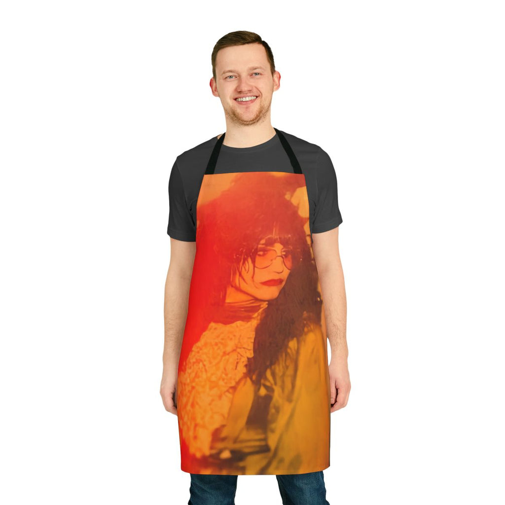 Vampire-themed apron featuring characters from the comedy series "What We Do in the Shadows"