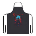 A high-quality apron featuring the iconic Castlevania imagery of Dracula's Castle, perfect for fans of the anime series.