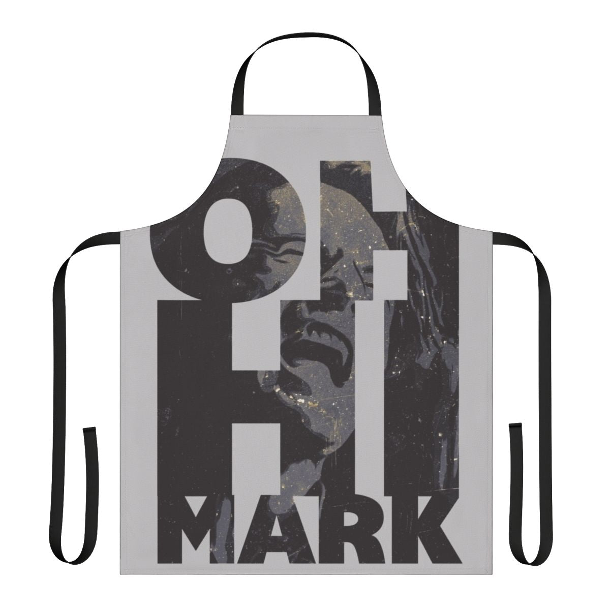Apron featuring the iconic "Oh Hi Mark" quote from the cult classic film "The Room"