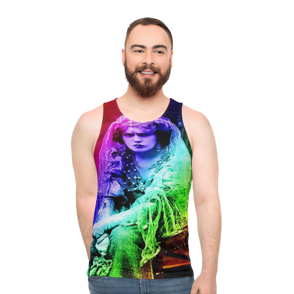 Vampire Unisex Tank Top with Abstract Nature Designs