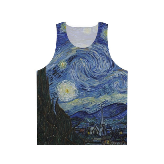 Unisex Van Gogh Starry Night Tank Top