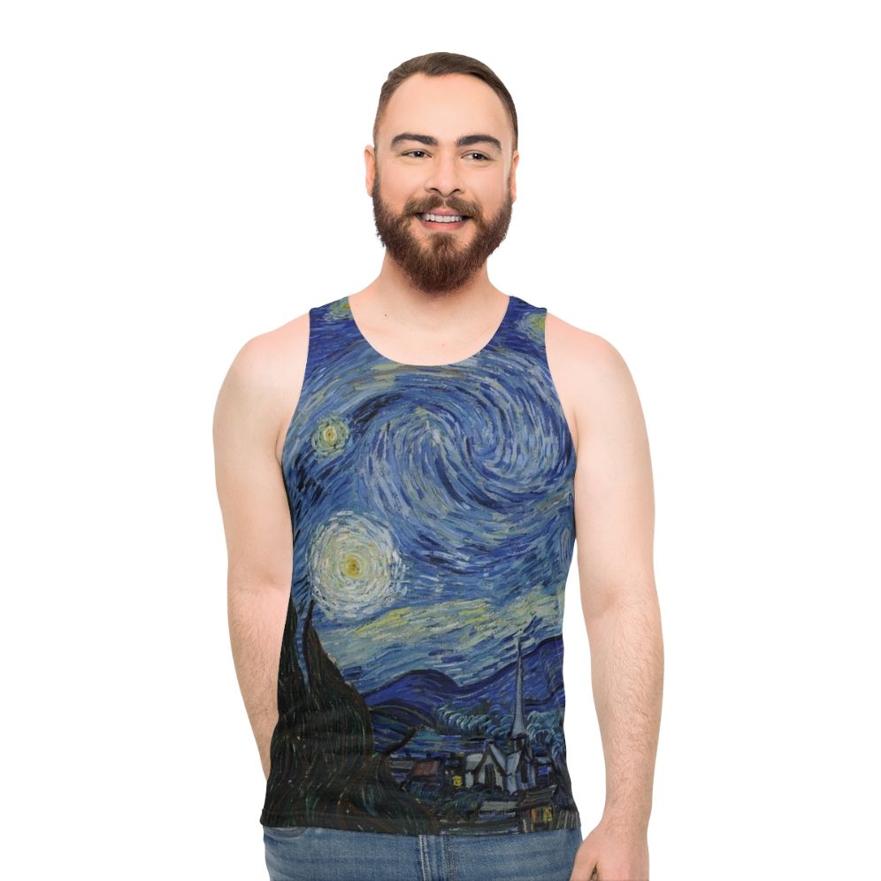 Unisex Van Gogh Starry Night Tank Top