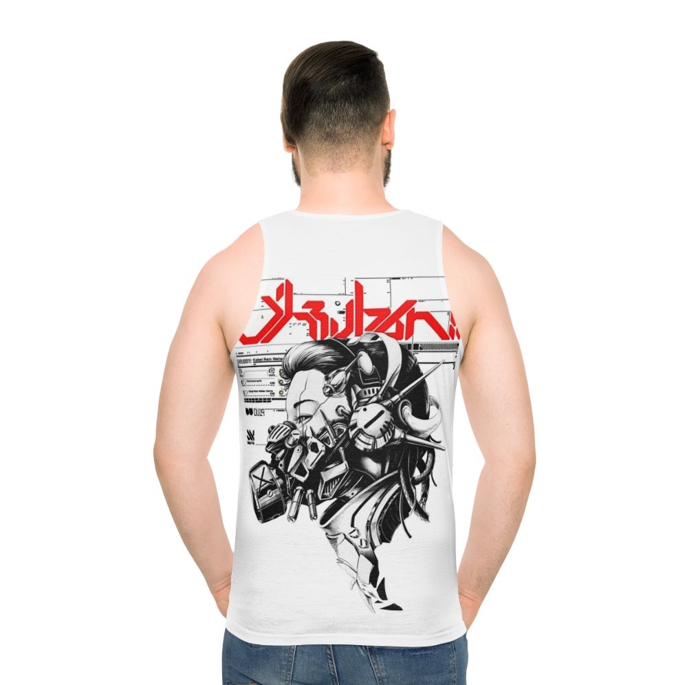 Vaporwave Cyberpunk Cyborg Girl Unisex Tank Top