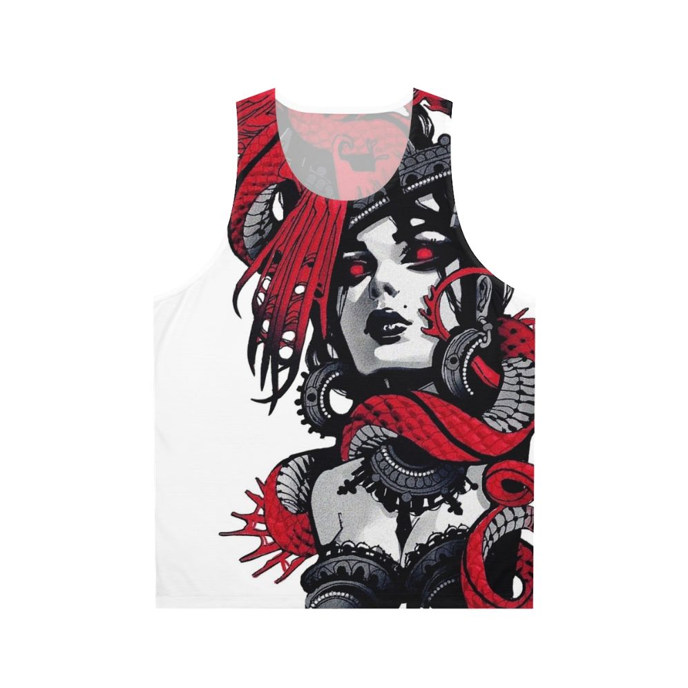 Vaporwave cyberpunk unisex tank top