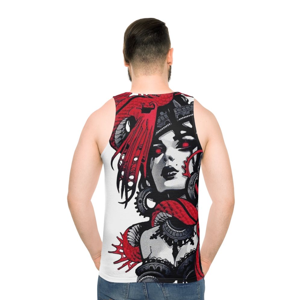 Vaporwave cyberpunk unisex tank top