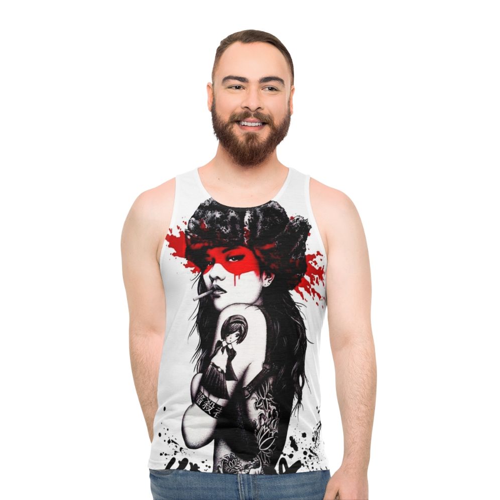 Vaporwave Japanese Unisex Tank Top