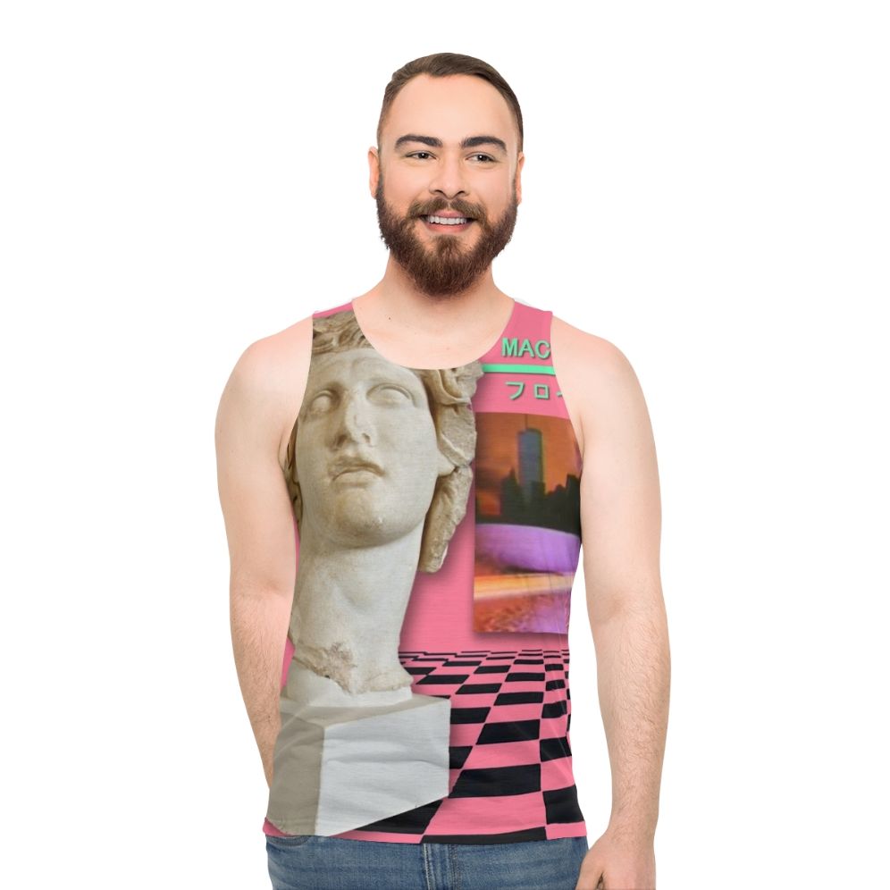 Vaporwave Macintosh Plus Unisex Tank Top