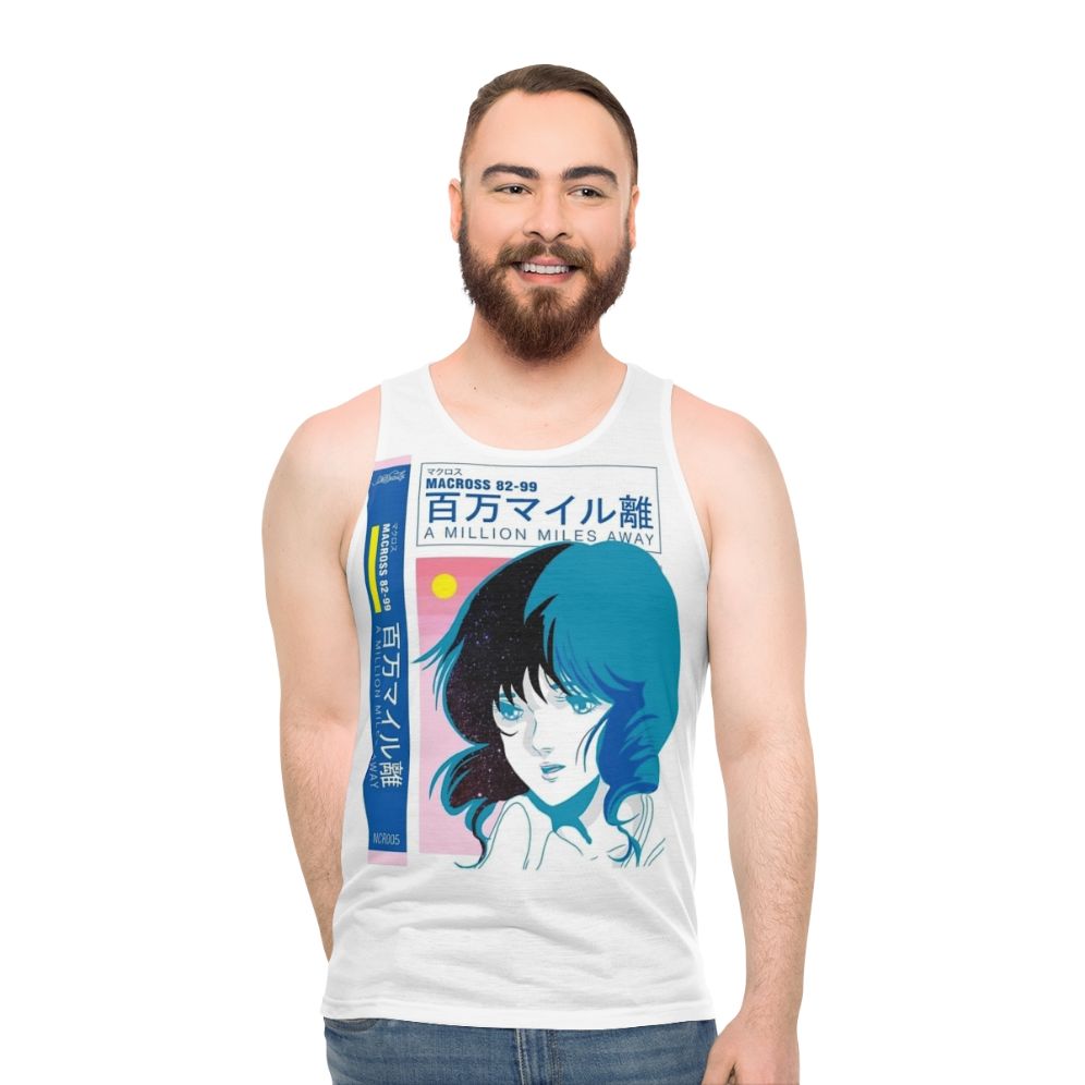 Vaporwave unisex tank top