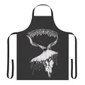 Vargskelethor Vineshroom Apron with a mushroom and skull design