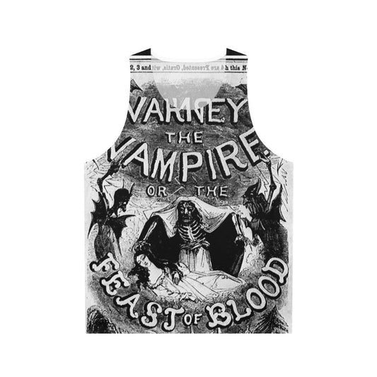 Varney The Vampire gothic unisex tank top