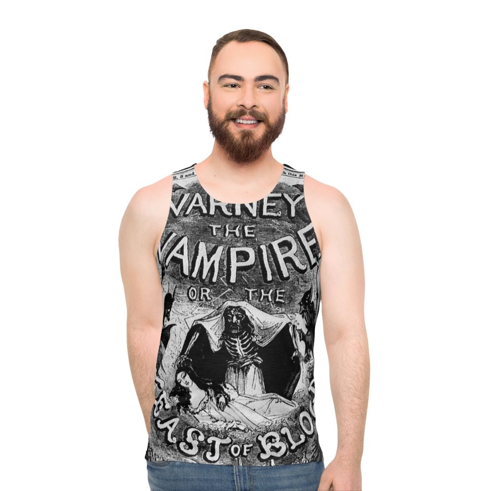 Varney The Vampire gothic unisex tank top