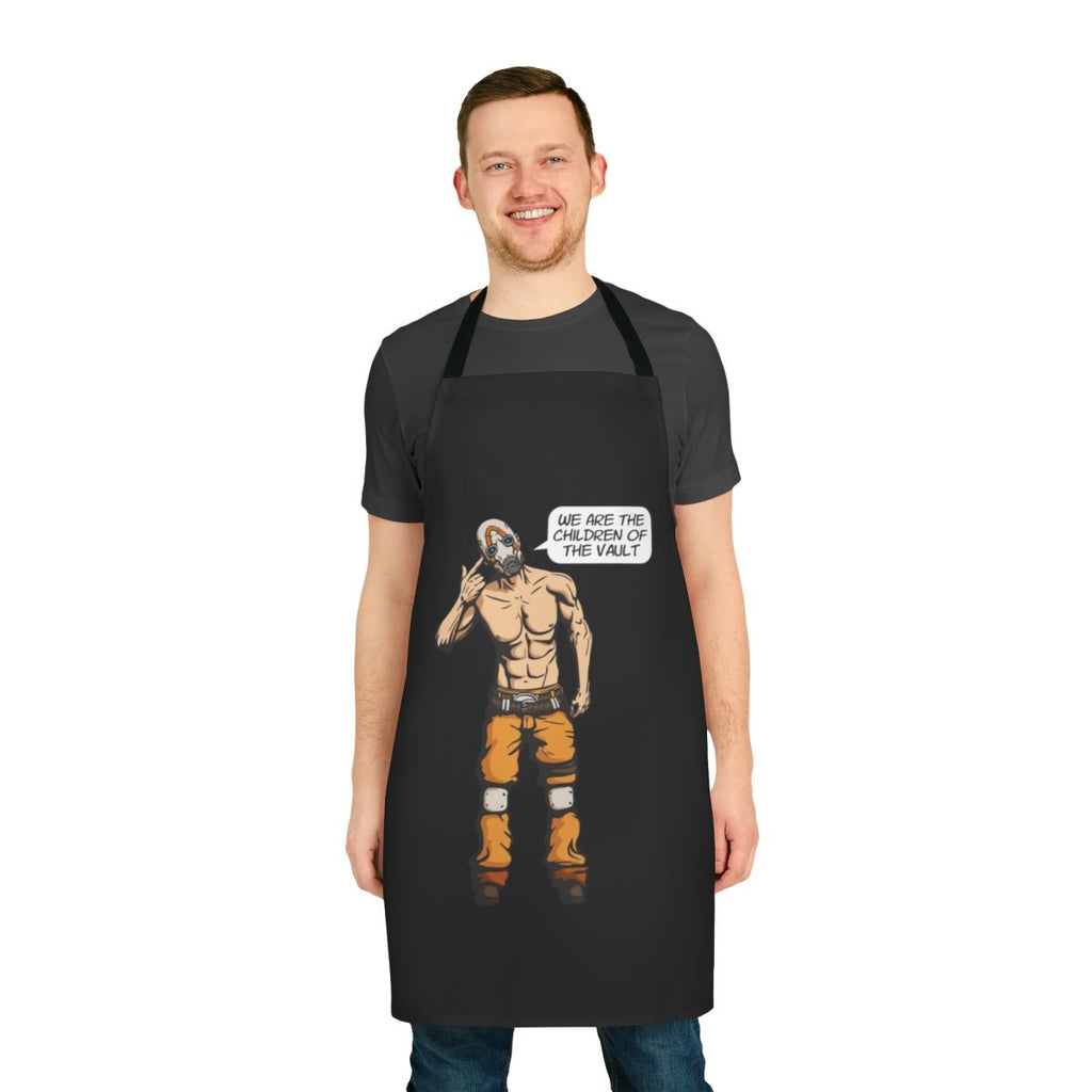 Vault Dweller themed apron featuring Borderlands fan art