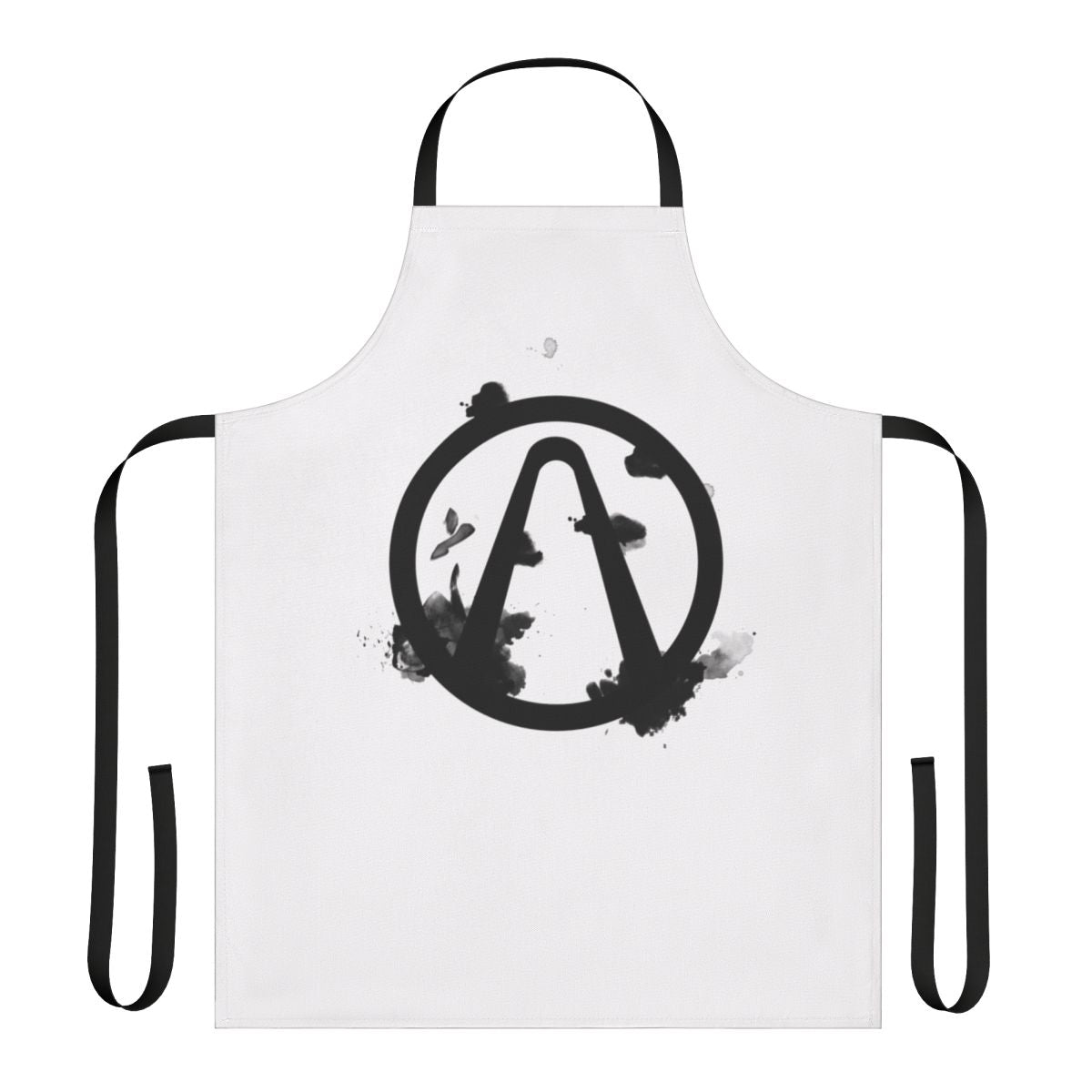 Vault logo black apron with Borderlands game design
