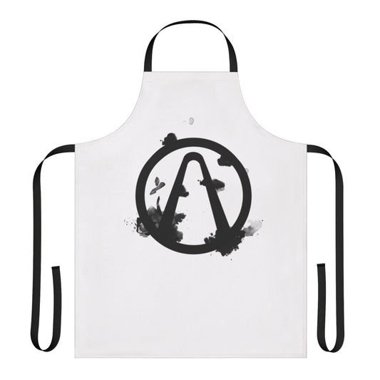Vault logo black apron with Borderlands game design