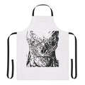 Vecna-themed kitchen apron featuring the iconic Stranger Things villain