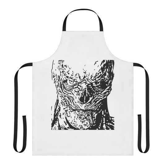 Vecna-themed kitchen apron featuring the iconic Stranger Things villain