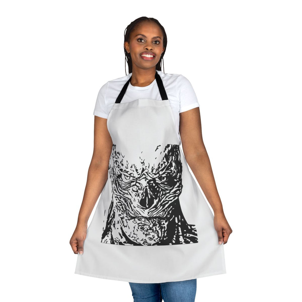 Vecna-themed kitchen apron featuring the iconic Stranger Things villain