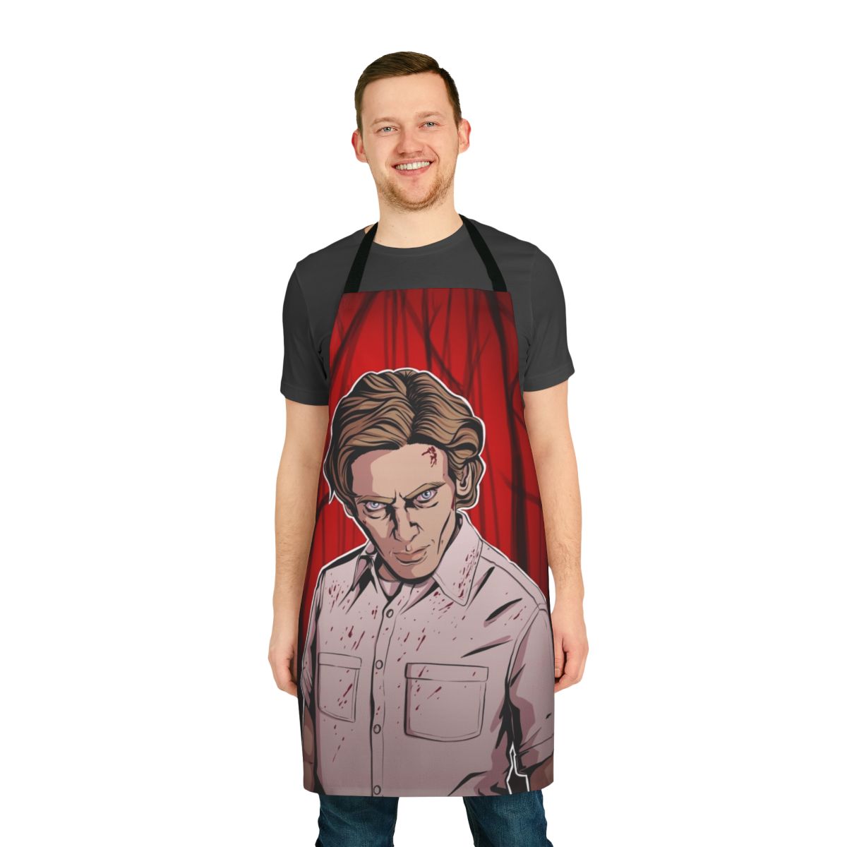 Vecna-inspired apron featuring the character from Stranger Things Season 4