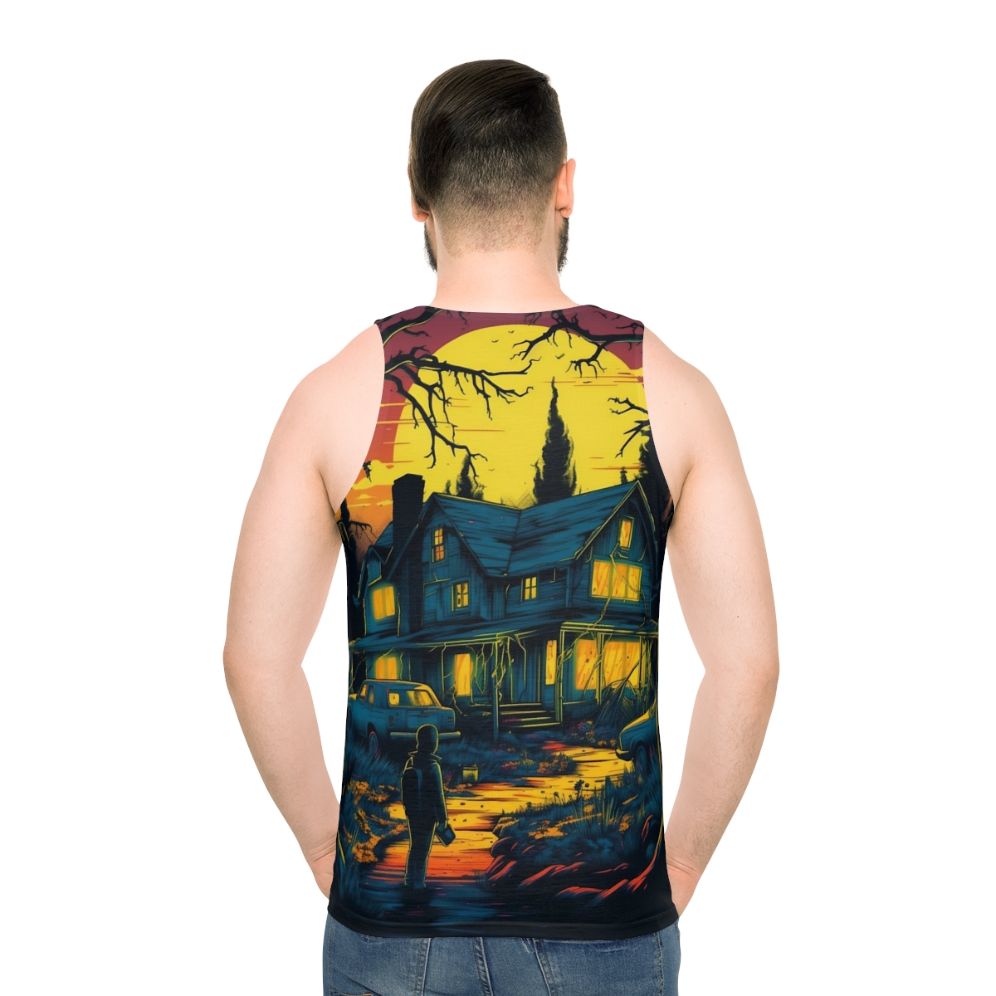 Vecna Manor Unisex Tank Top featuring Stranger Things inspired design