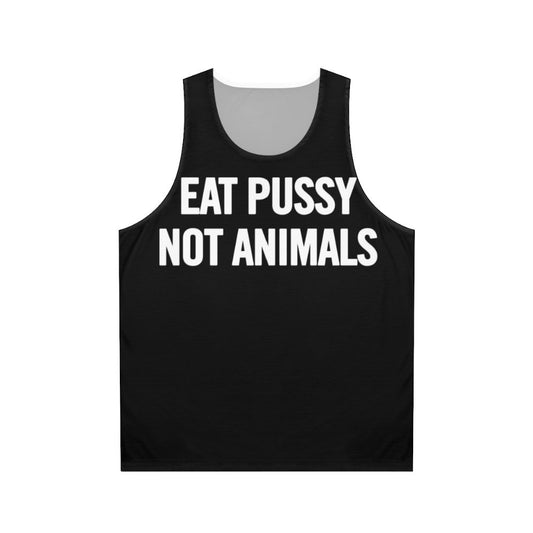 Vegan Lesbian Tank Top with Empowering Message