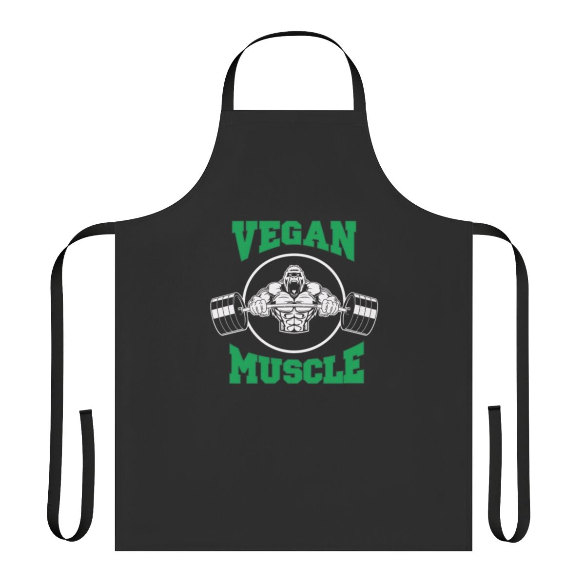 Vegan apron featuring a plant-based design for a healthy, compassionate lifestyle
