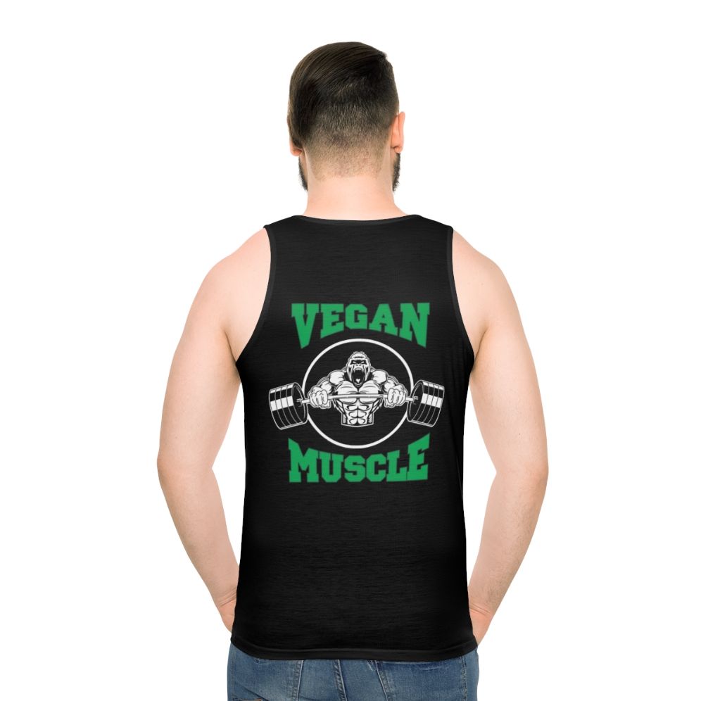 Vegan muscle gym unisex tank top