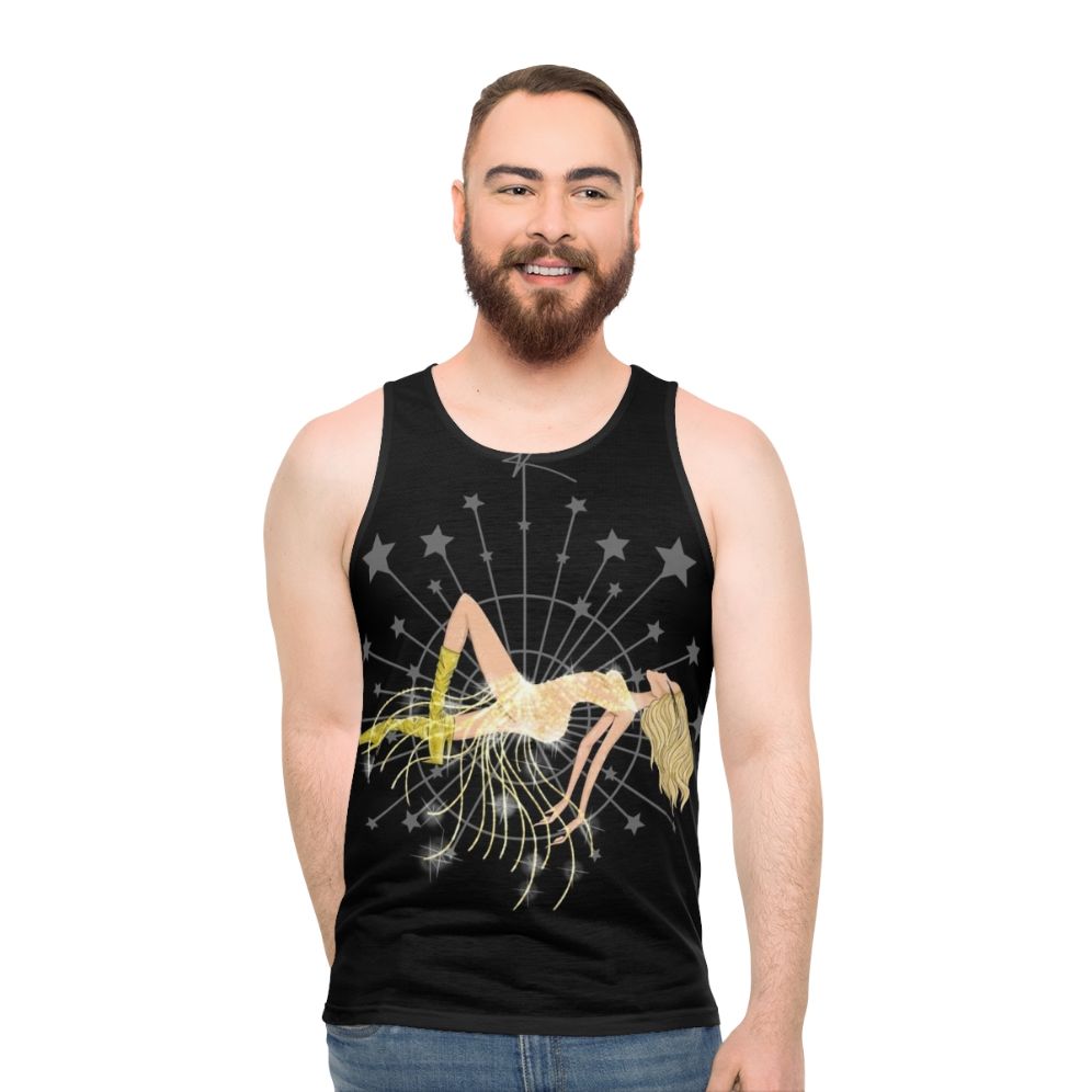 Vegas High Unisex Tank Top featuring Kylie Minogue inspired pop art design