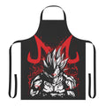A high-quality apron featuring the Majin Vegeta character from the Dragon Ball anime series.