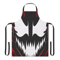 Stylized apron featuring Venom and Carnage characters from the Marvel universe