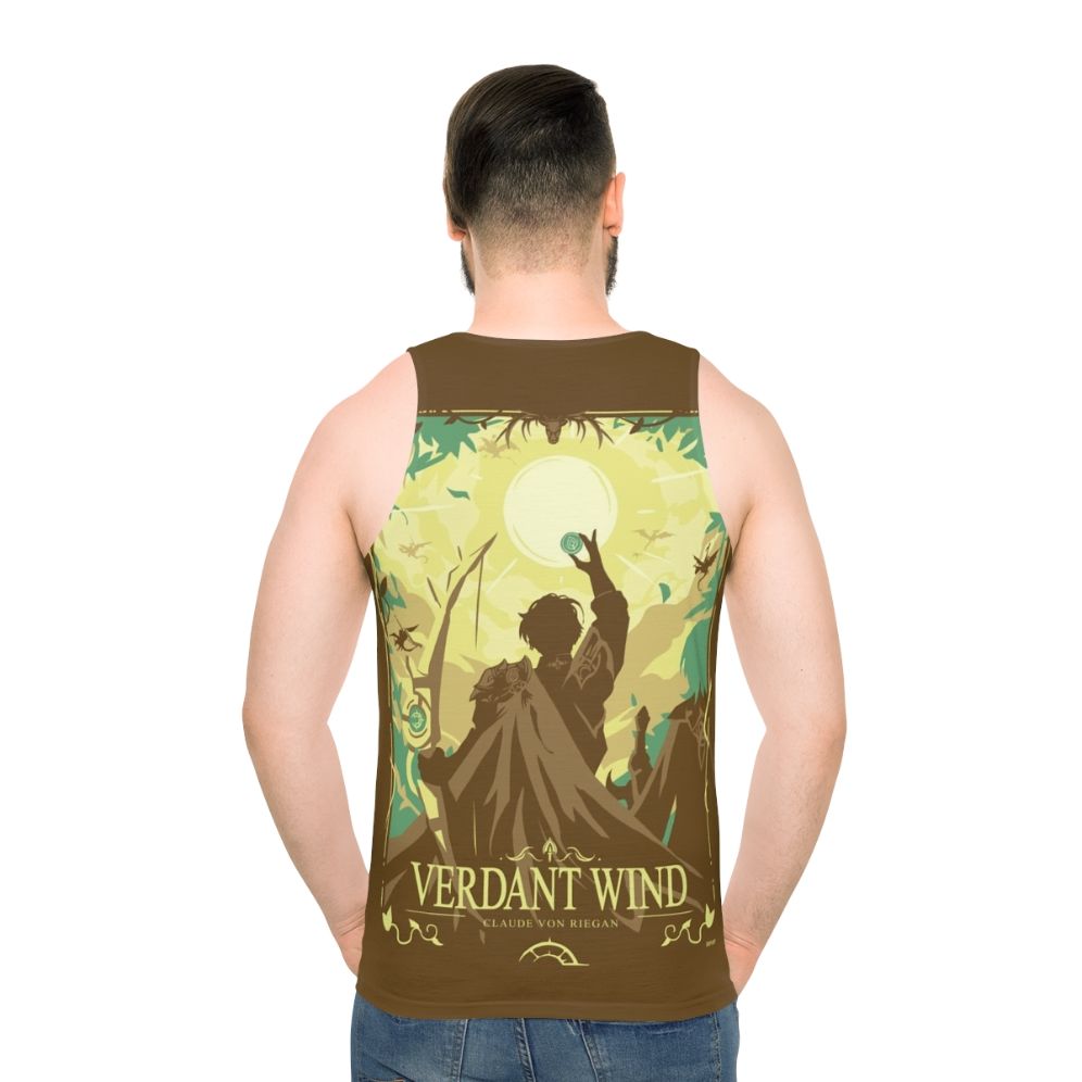 Unisex fire emblem three houses tank top with verdant wind design