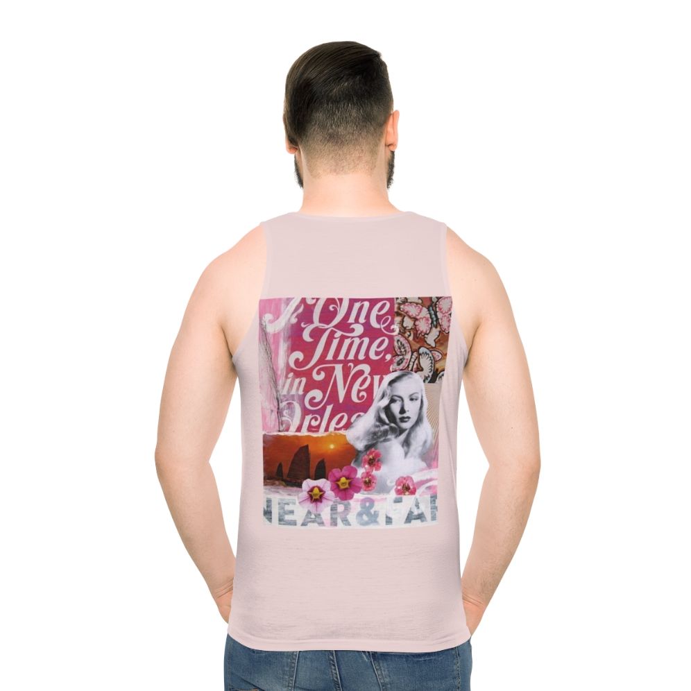 Vintage Veronica Lake collage unisex tank top