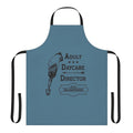 Adult daycare director wearing a stylish and functional bartender-inspired apron