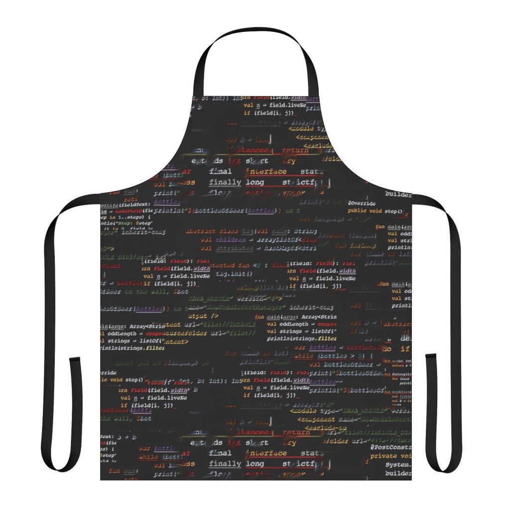 Programmers wearing a versatile coding apron