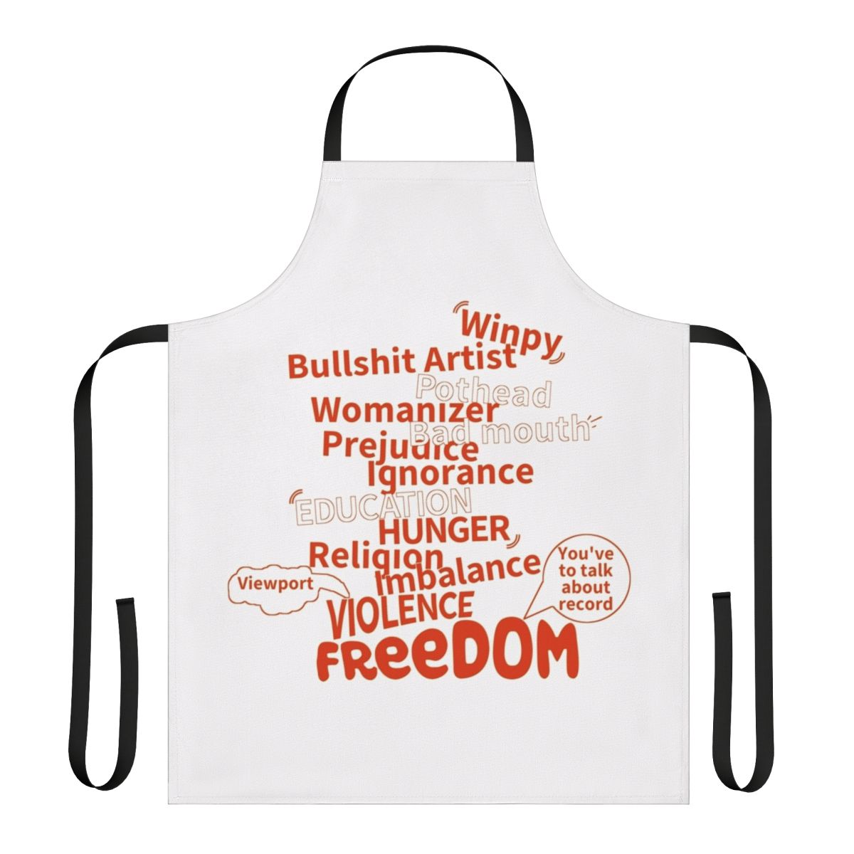 Winpy cooking apron, designed for comfortable and functional kitchen tasks