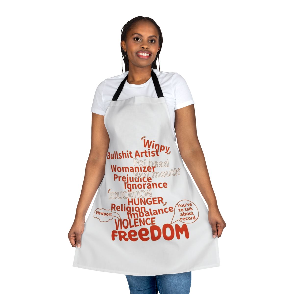Winpy cooking apron, designed for comfortable and functional kitchen tasks
