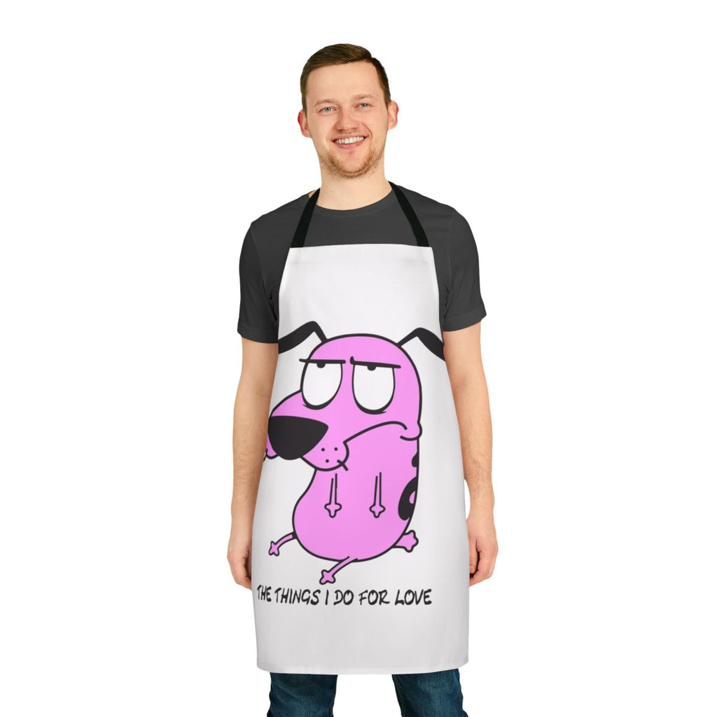 A durable and practical dog apron for cooking, cleaning, and other household chores.
