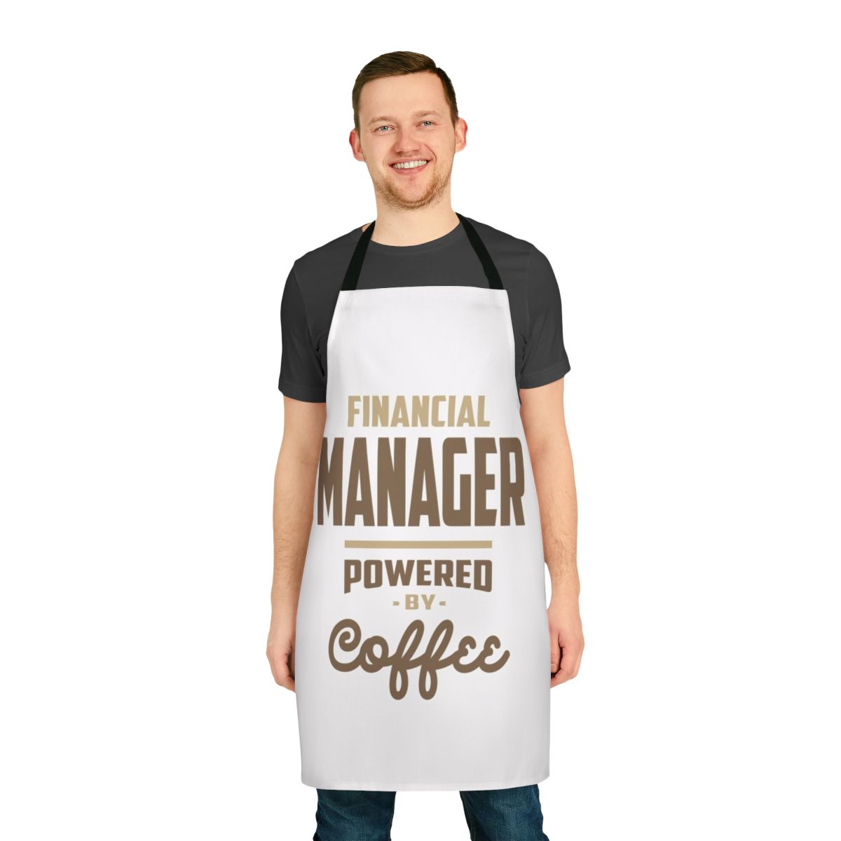 Financial Manager Apron with Pockets for Cooking, Baking, and Office Tasks