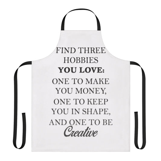 A stylish and practical hobbies apron for a variety of creative pursuits