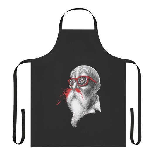 A high-quality apron featuring the Grandmaster Hobbies logo, perfect for cooking, crafting, and other hobbies.